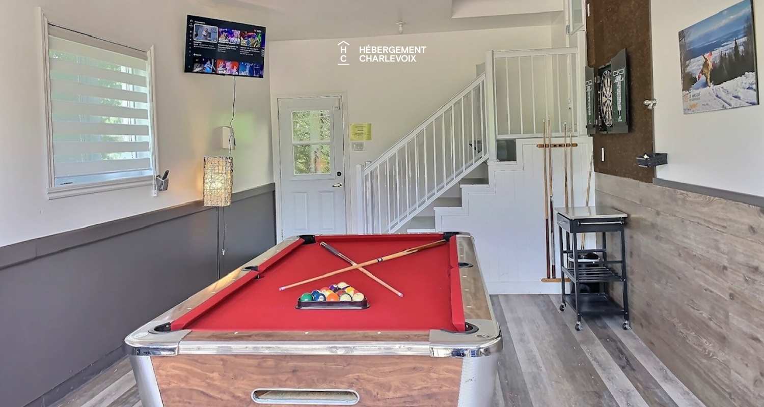 BOI-2 - Large chalet with billiards, spa and nature